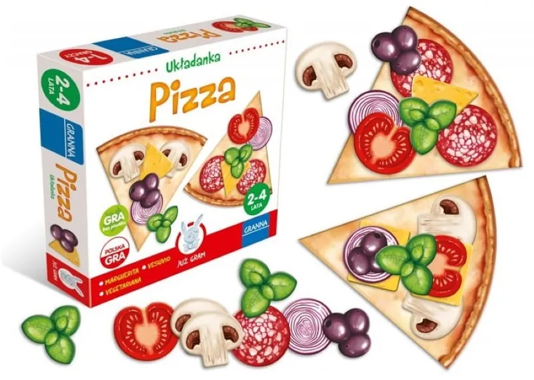Granna, pizza, układanka edukacyjna