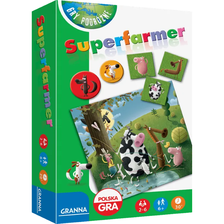 Granna, Superfarmer, gra familijna, wersja podróżna