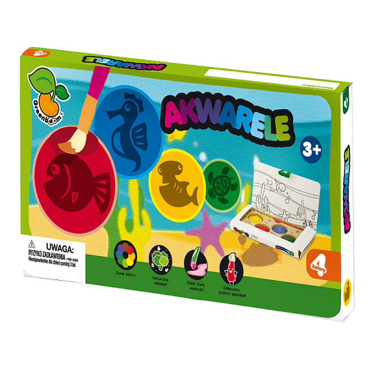 Green Boom, Eko akwarele, 4 kolory