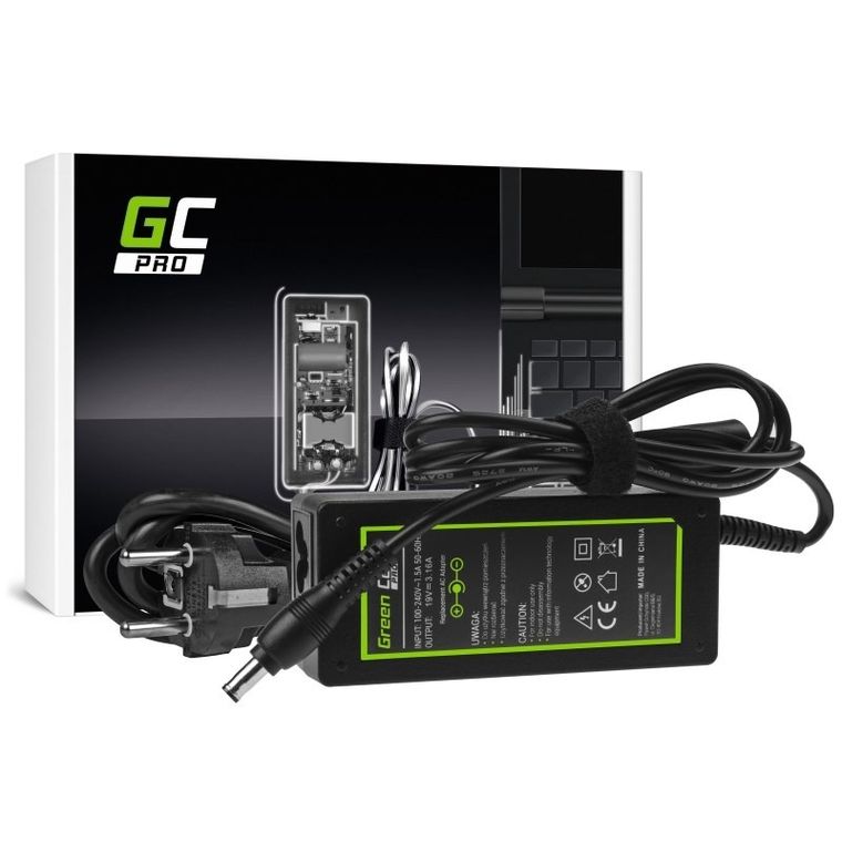 Green Cell, zasilacz, Ad20p Samsung 19v 3.16a 60W