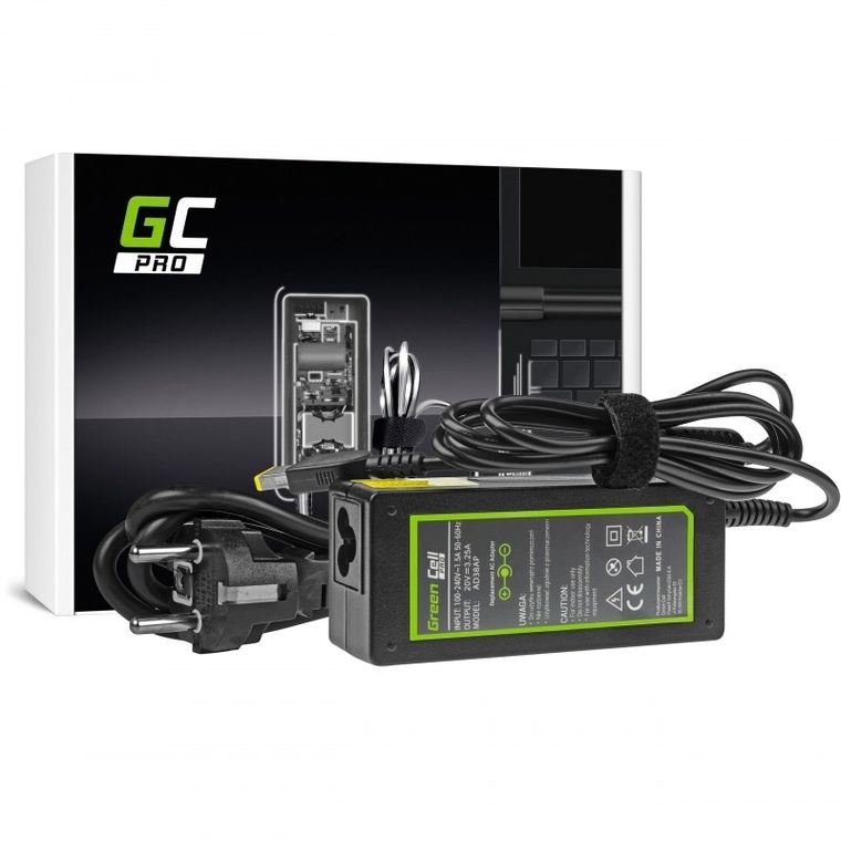 Green Cell, zasilacz, Ad38ap Lenovo 20v 3.25a 65W