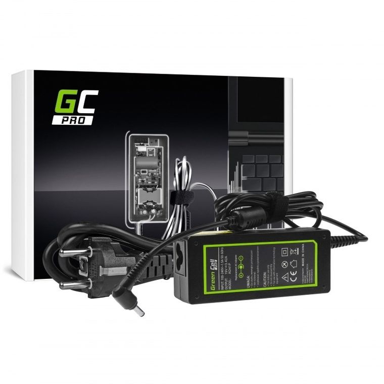 Green Cell, zasilacz, Ad41p Asus 19v 3.42a 65W
