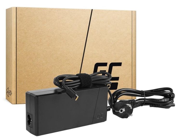 Green Cell, zasilacz, USB-C, 130W, 5V-9V-12V-15V/3A, 20V/6.5A Power Delivery