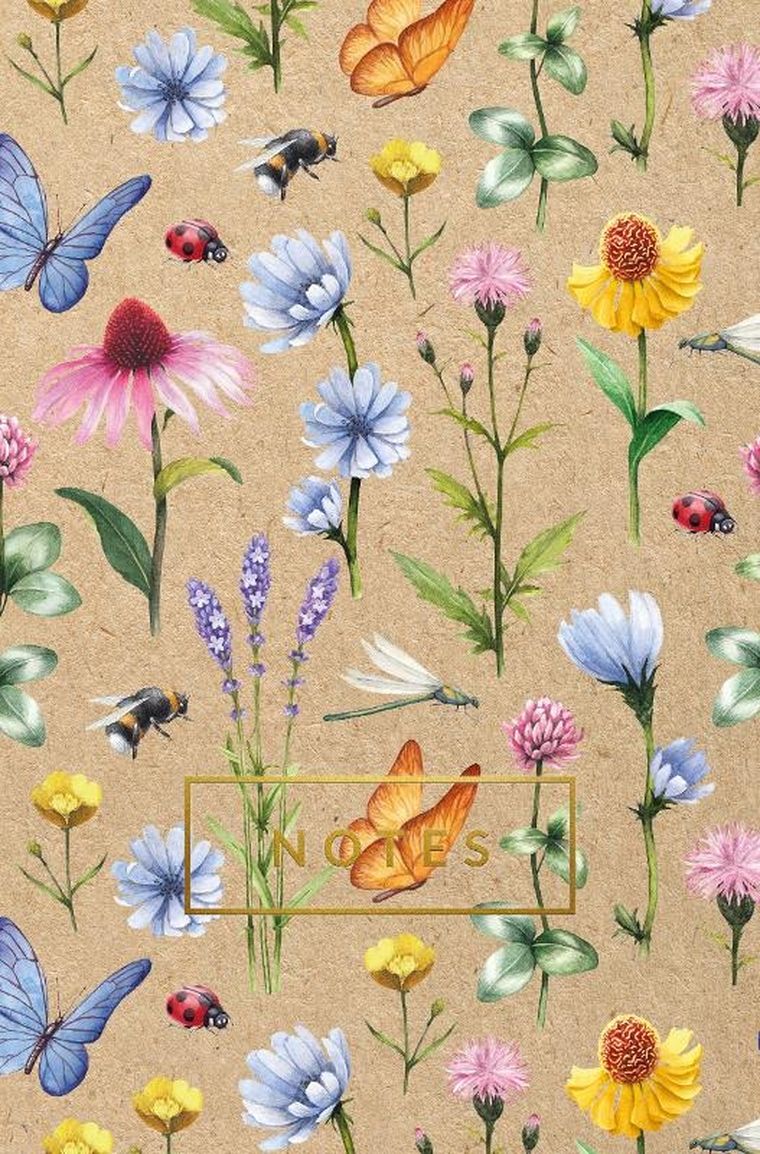 Green Mink, Kwiaty Polne, kropki, notes, 1 szt.