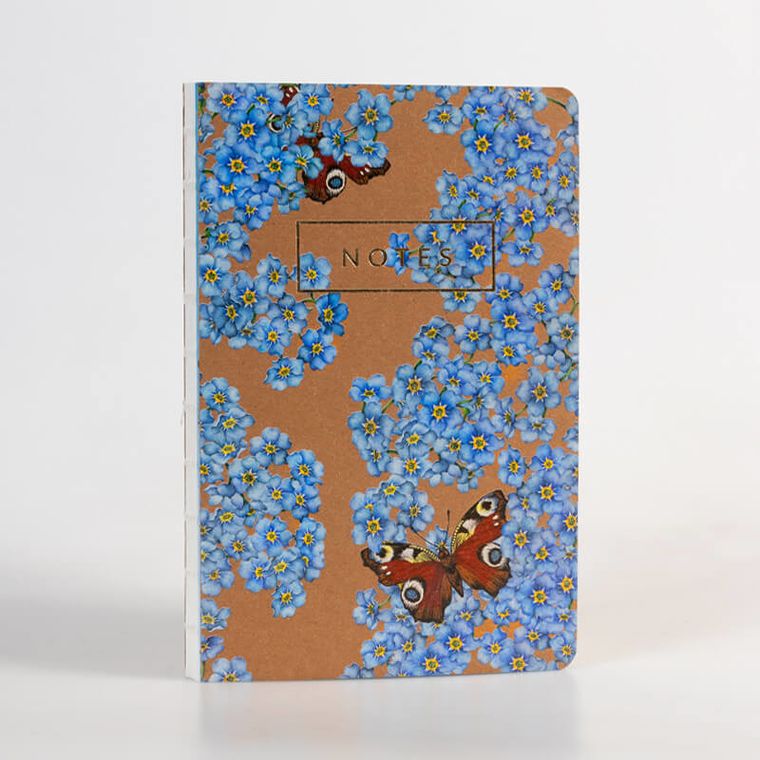 Green Mink, Kwiaty Polskie, Niezapominajka, notes ekologiczny, 128 stron, 1 szt.