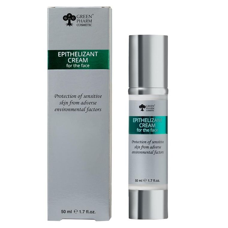Green Pharm Cosmetic, krem epitelizant do twarzy, 50 ml