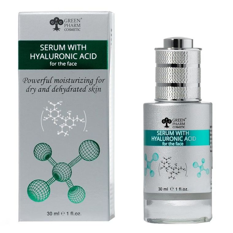 Green Pharm Cosmetic, serum do twarzy z kwasem hialuronowym, 30 ml