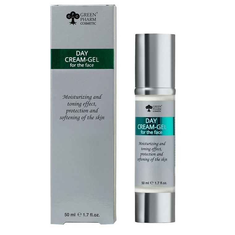 Green Pharm Cosmetic, ultralekki krem-żel na dzień, 50 ml