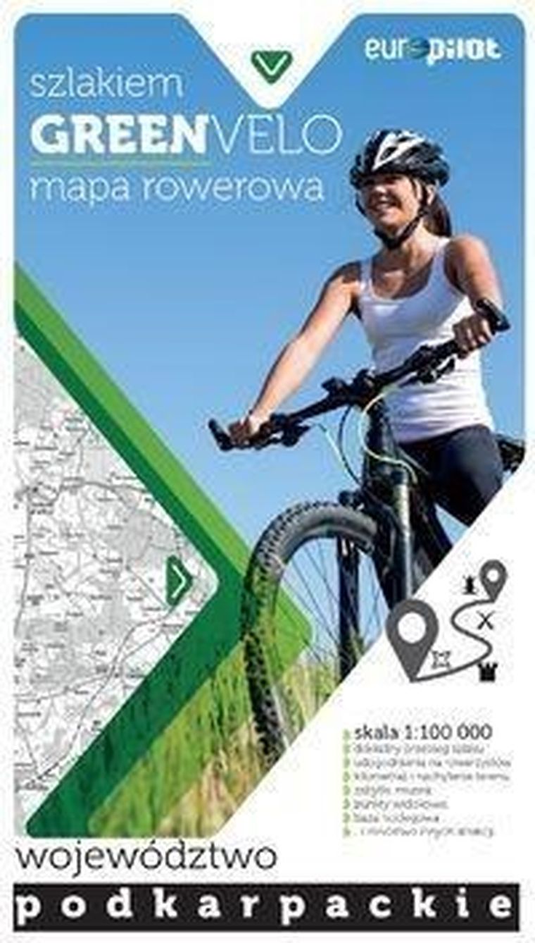 Green Velo. Województwo podkarpackie 1:100 000