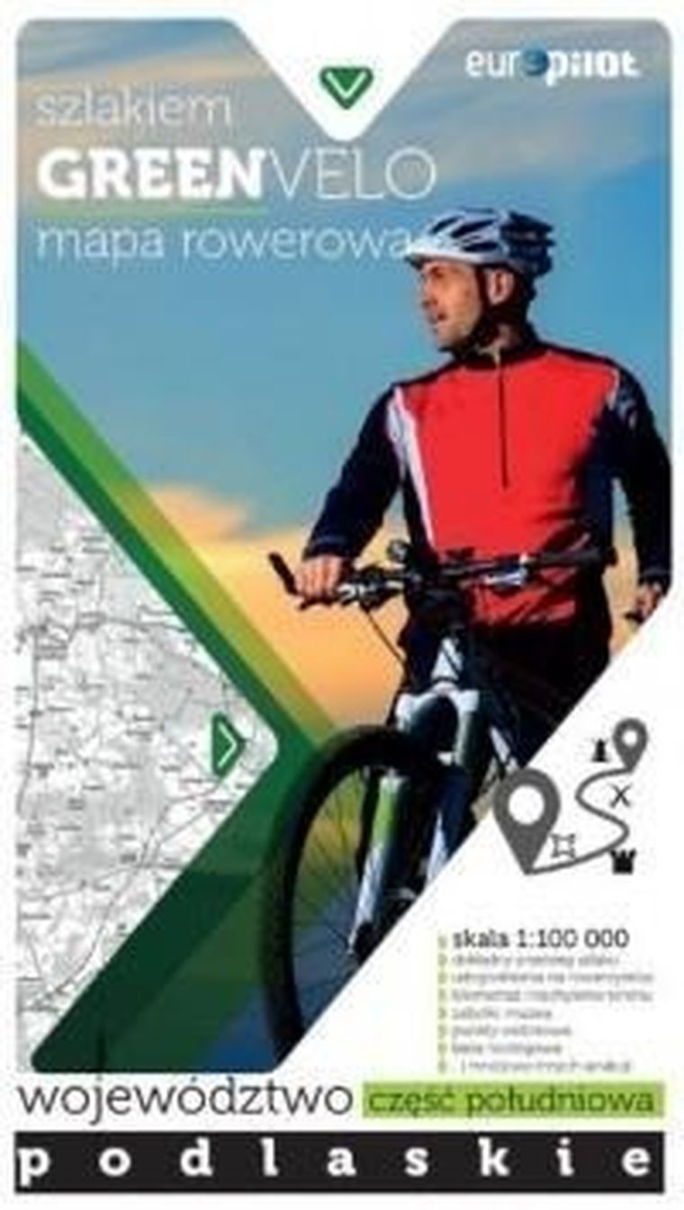 Green Velo. Województwo podlaskie. Część PD 1:100 000