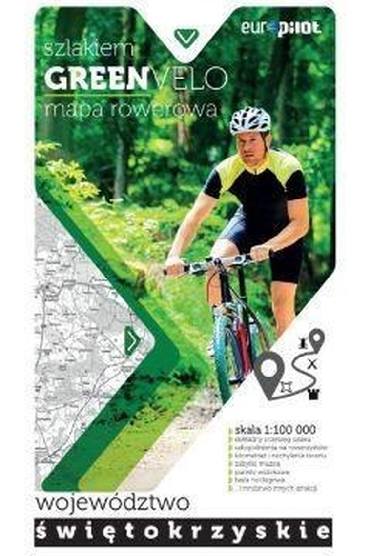 Green Velo. Województwo świętokrzyskie 1:100 000