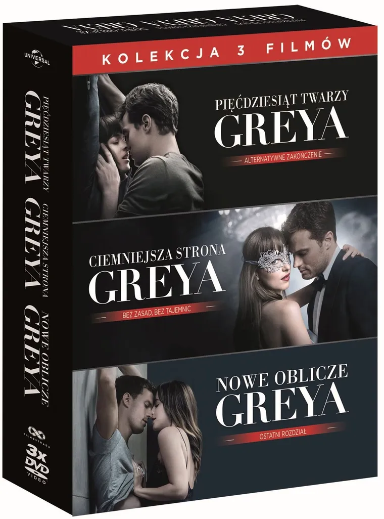 Grey. Kolekcja 3 filmów. 3DVD