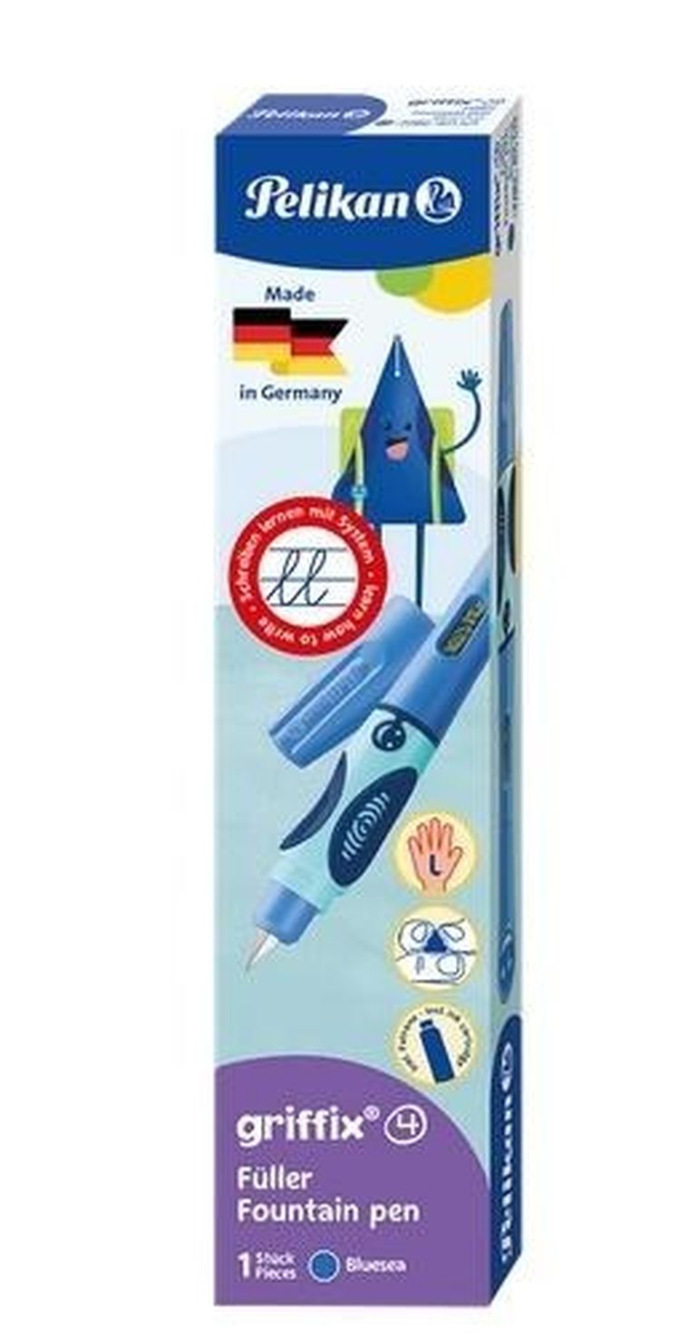 Griffix, pióro wieczne, leworęczne, blue sea