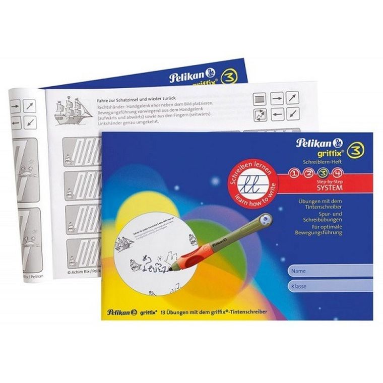 Griffix, zeszyt ćwiczeń do nauki pisania piórem kulkowym