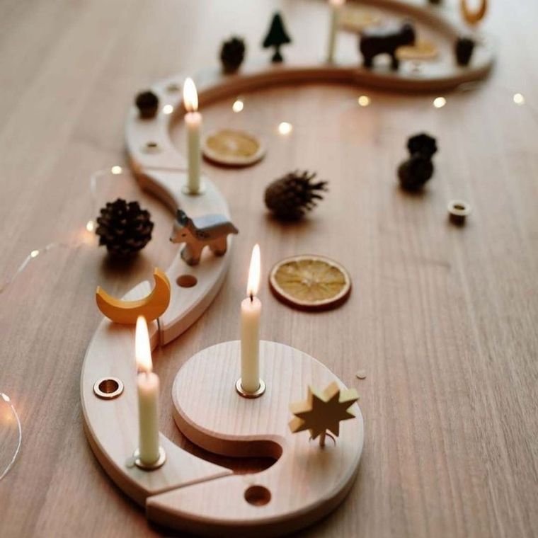 Grimms, świece z woskiem pszczelim 25%, kremowe, 20 szt.