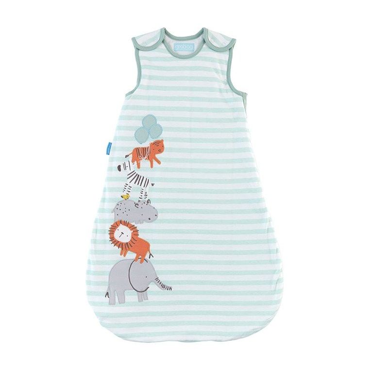 Gro Company, Grobag Jungle Stack, śpiworek, grubość 1 tog, 0-6m