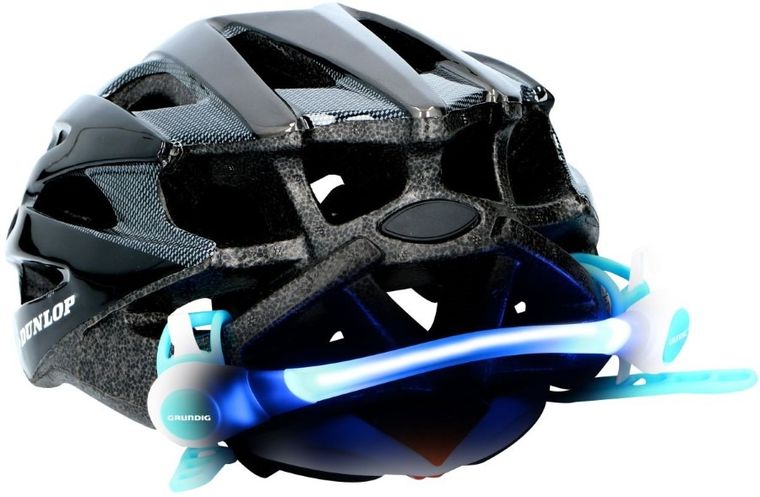 Grundig, opaska odblaskowa, LED, niebieski