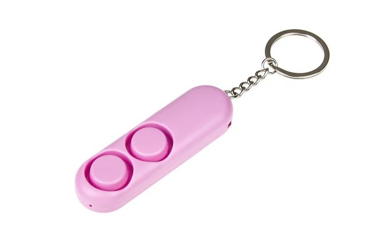 Guard, alarm osobisty Piranha róż, 2 syreny-130dB, YC-001-PI