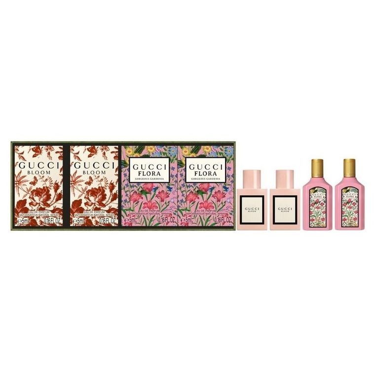 Gucci, Garden Collection, zestaw, Bloom, woda perfumowana, 2-5 ml + Flora Gorgeous Gardenia, woda perfumowana, 2-5 ml