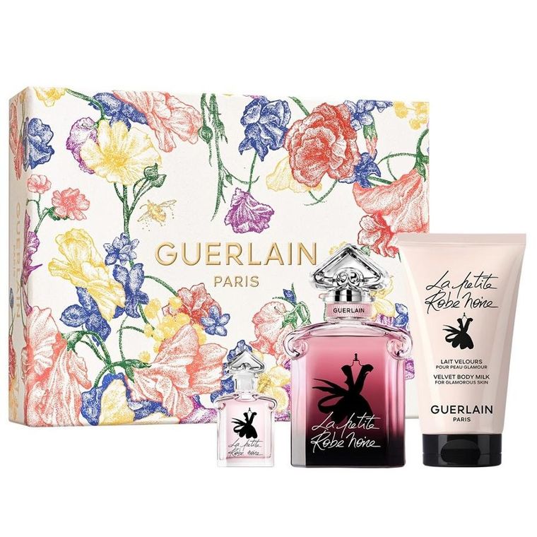 Guerlain, La Petite Robe Noire Intense, zestaw, woda perfumowana spray, 50 ml + miniatura wody perfumowanej, 5 ml + balsam do ciała, 75 ml