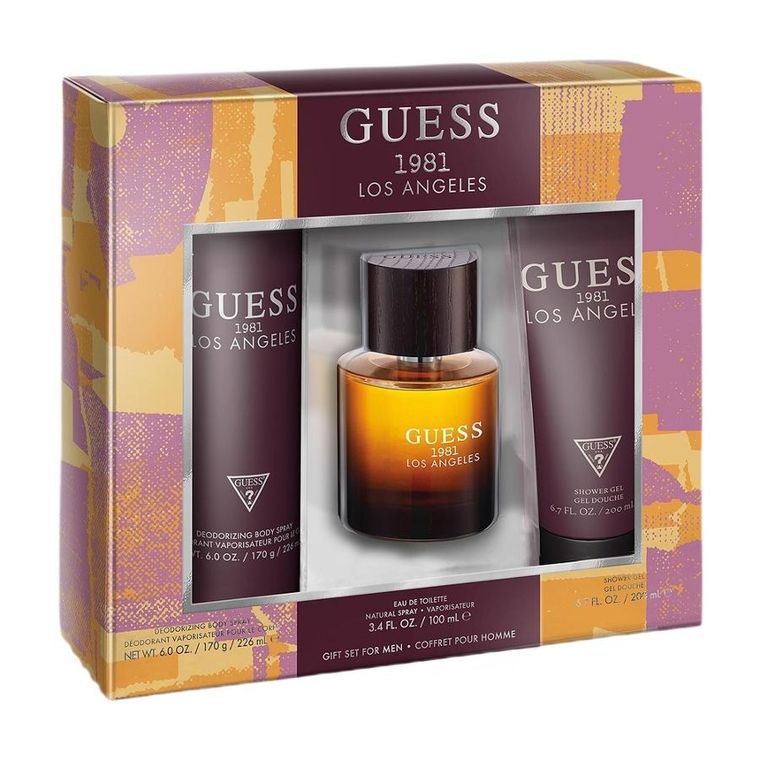 guess guess 1981 los angeles men woda toaletowa 100 ml   zestaw 
