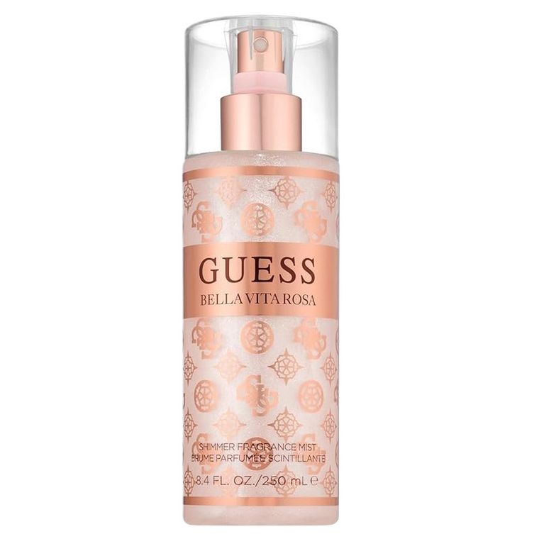 Guess, Bella Vita Rosa, rozświetlająca mgiełka do ciała, 250 ml