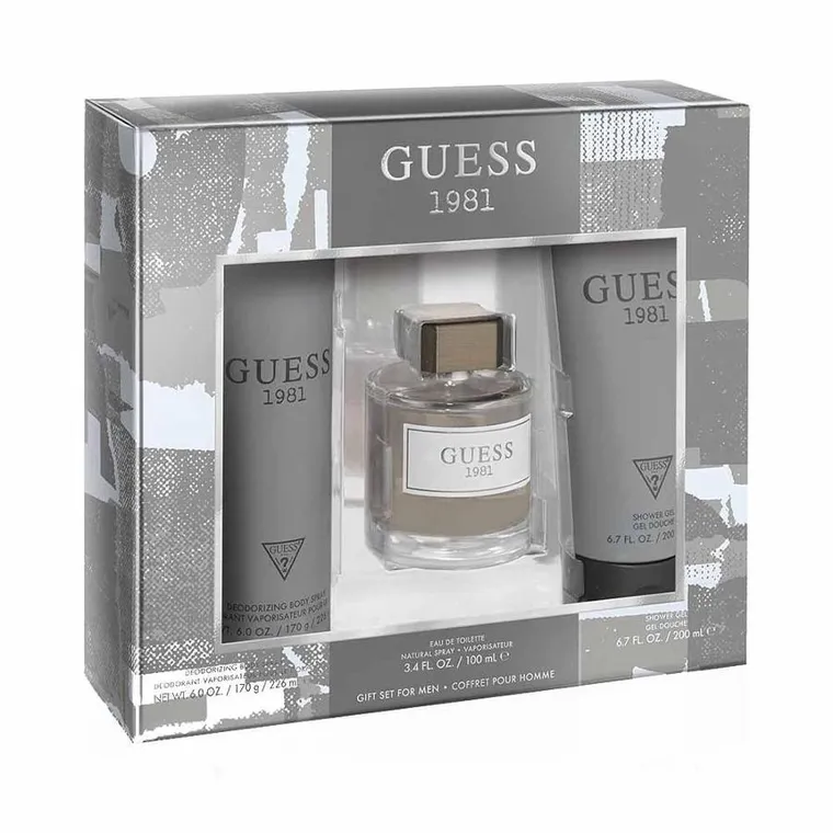 guess guess 1981 for men woda toaletowa 100 ml   zestaw 