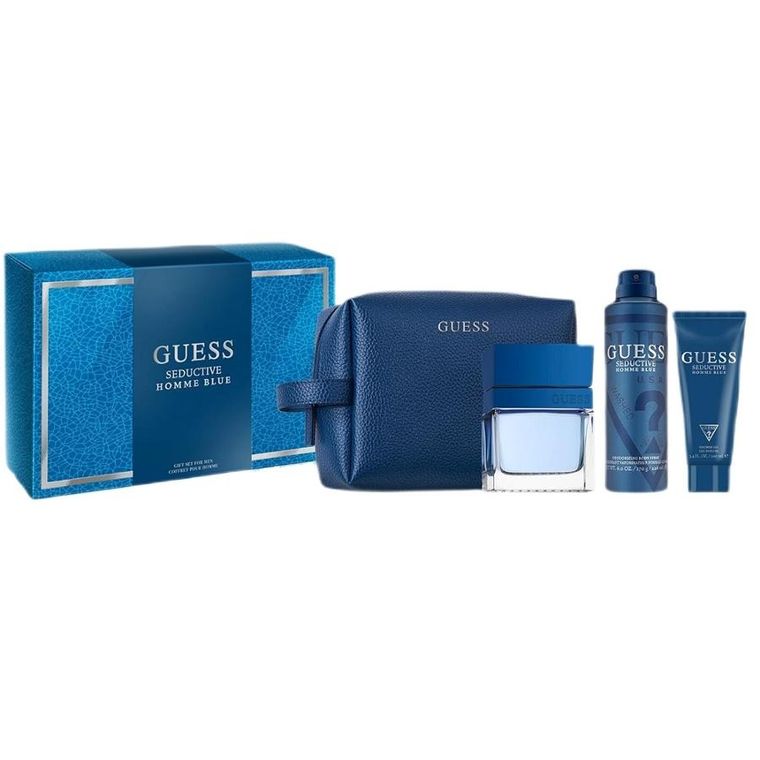 guess seductive homme blue woda toaletowa 100 ml   zestaw 
