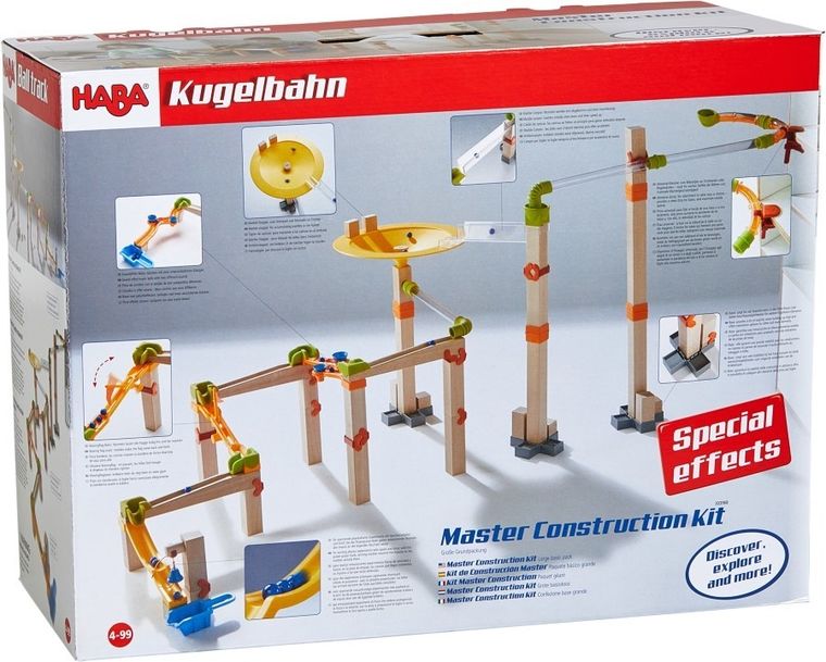 Haba, kullerbu, kulodrom, duży zestaw konstrukcyjny