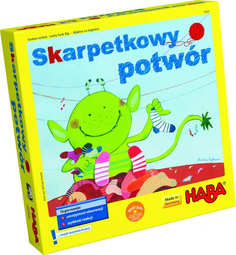 Haba, Skarpetkowy potwór, gra zręcznościowa