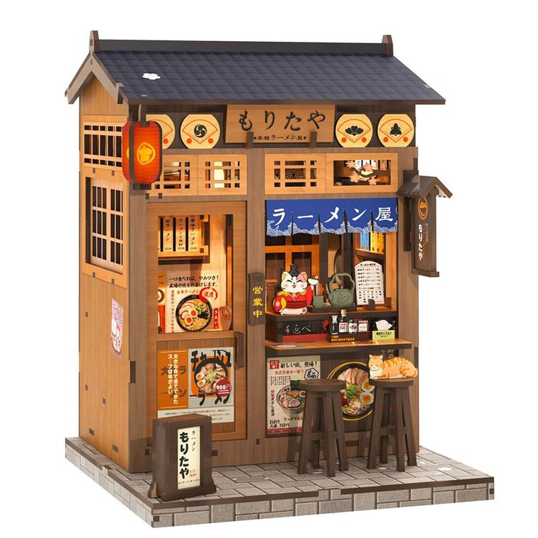 Habarri, Book Nook, Miniaturowy domek, Bar w Tokio, puzzle 3D, 240 elementów