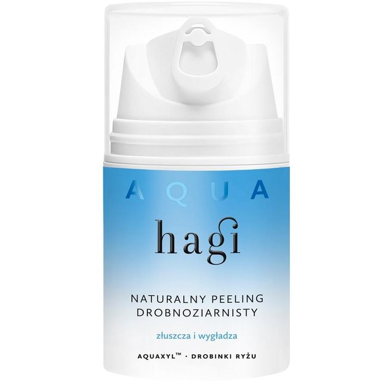 Hagi, Aqua Zone, naturalny peeling drobnoziarnisty, 50 ml