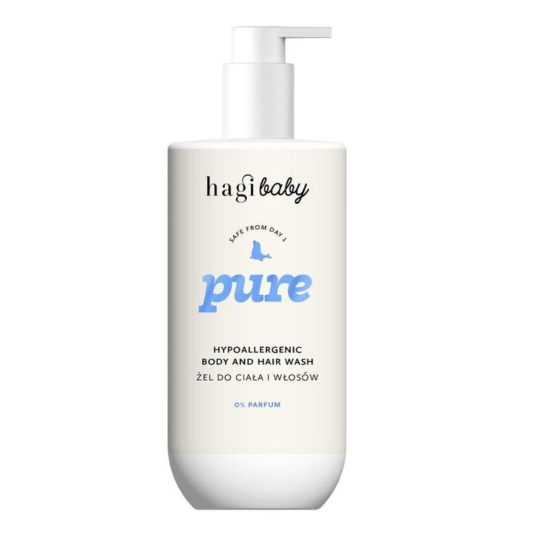 Hagi, Baby Pure, hipoalergiczny żel do ciała i włosów, 300 ml
