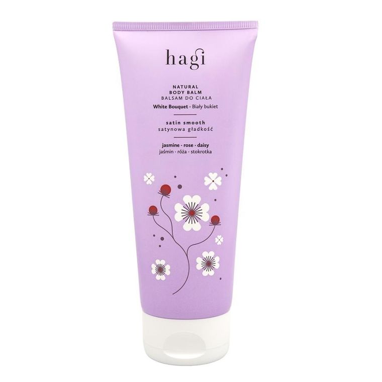 Hagi, naturalny balsam do ciała, Biały Bukiet 200 ml