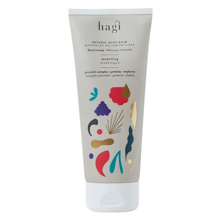 Hagi, naturalny balsam do ciała, modelujący, Malinowy Chruśniak, 200 ml