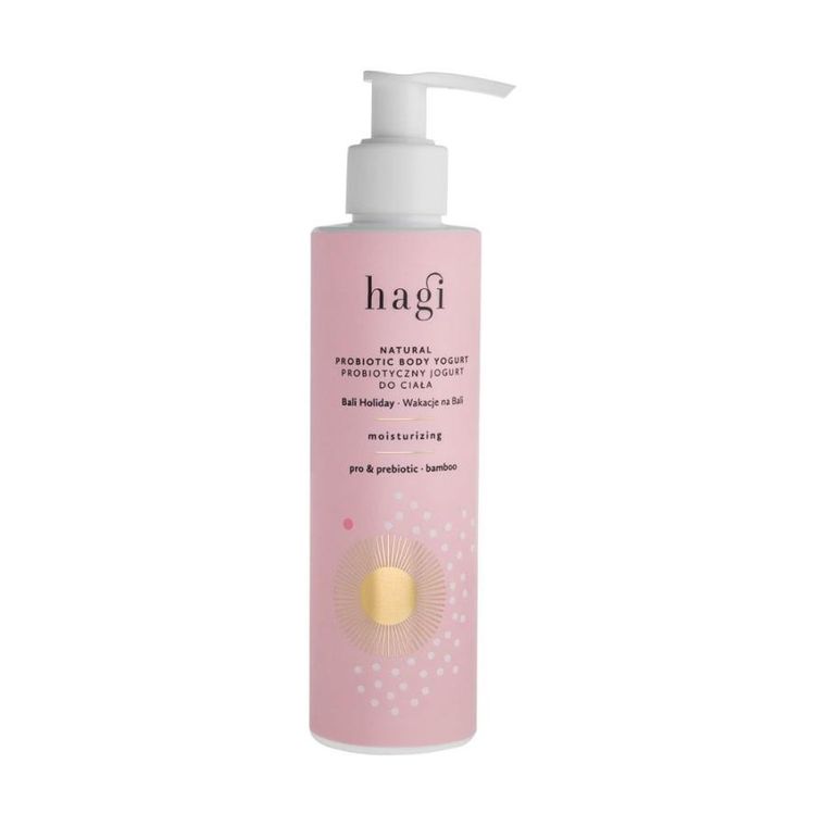 Hagi, naturalny probiotyczny jogurt do ciała, Wakacje na Bali, 200 ml