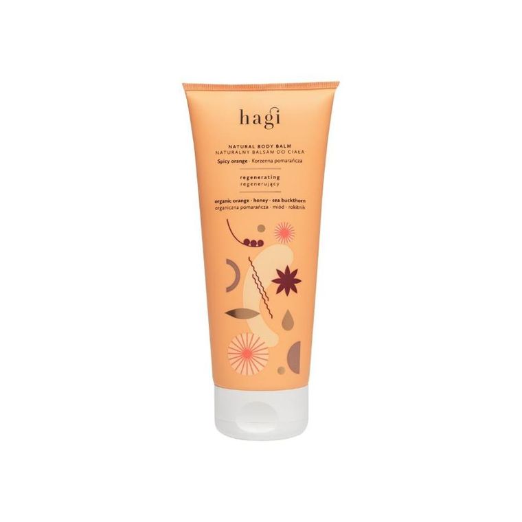 Hagi, regenerujący balsam do ciała, korzenna pomarańcza, 200 ml