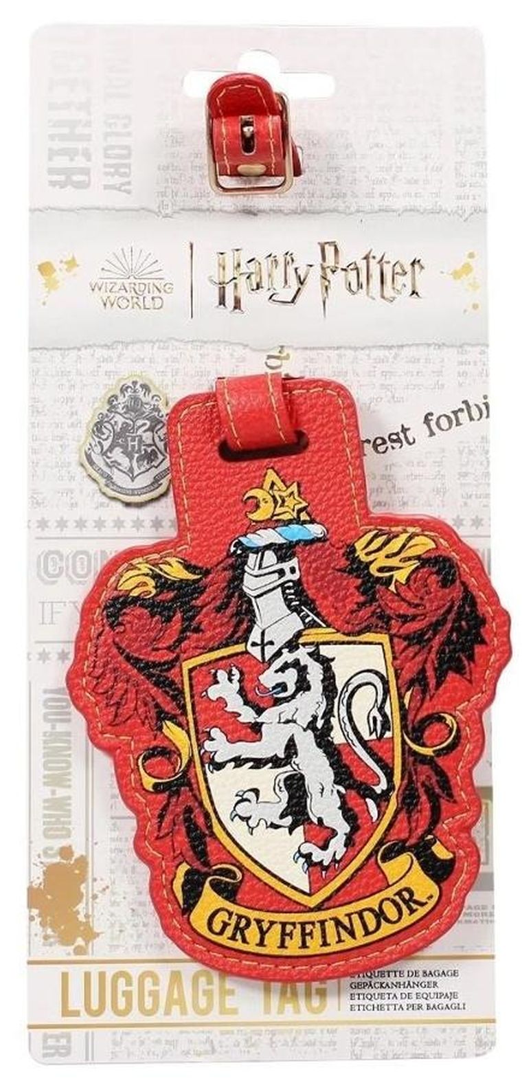 Half Moon Bay, Harry Potter, zawieszka na bagaż, Herb Gryffindoru