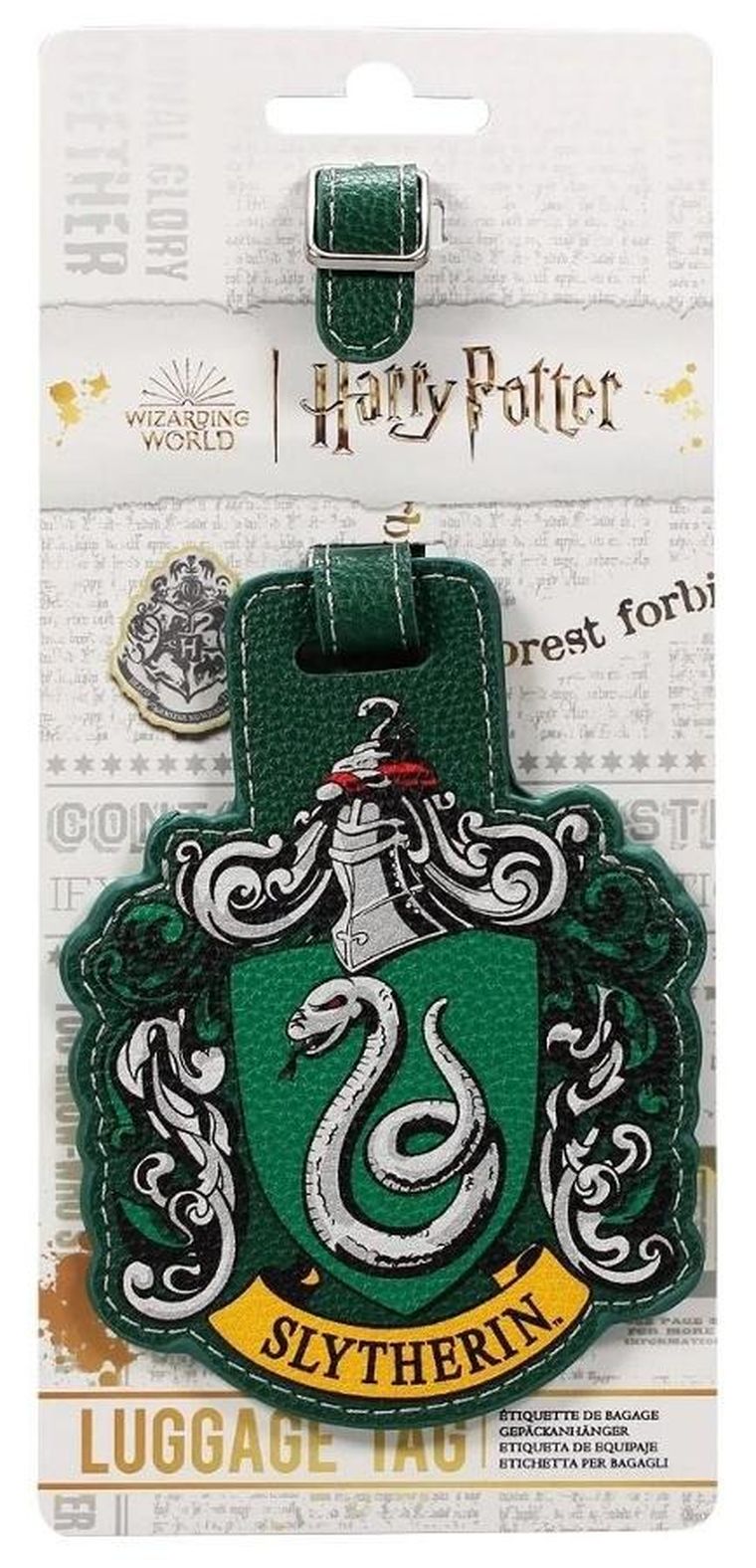 Half Moon Bay, Harry Potter, zawieszka na bagaż, Herb Slytherinu