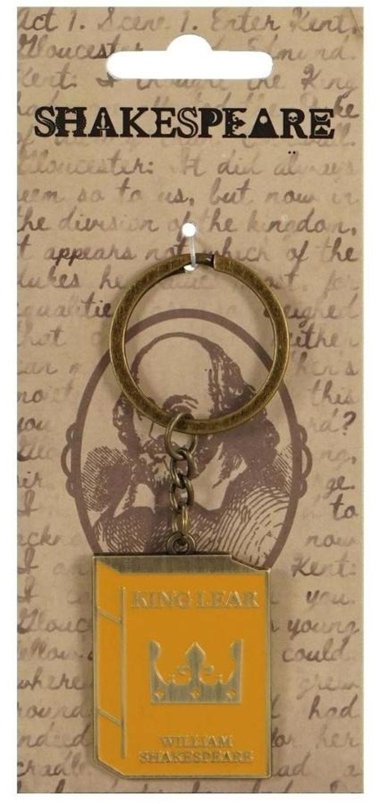 Half Moon Bay, Szekspir, brelok metalowy, Król Lear