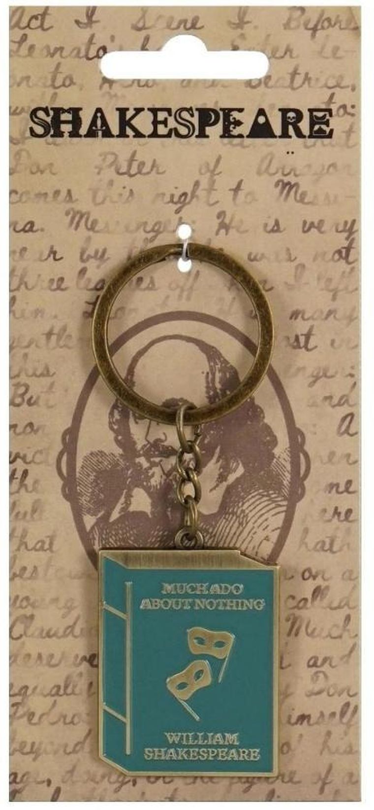 Half Moon Bay, Szekspir, brelok metalowy, Wiele hałasu o nic