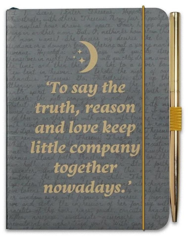 Half Moon Bay, Szekspir, notatnik A6 z długopisem, Sen nocy letniej