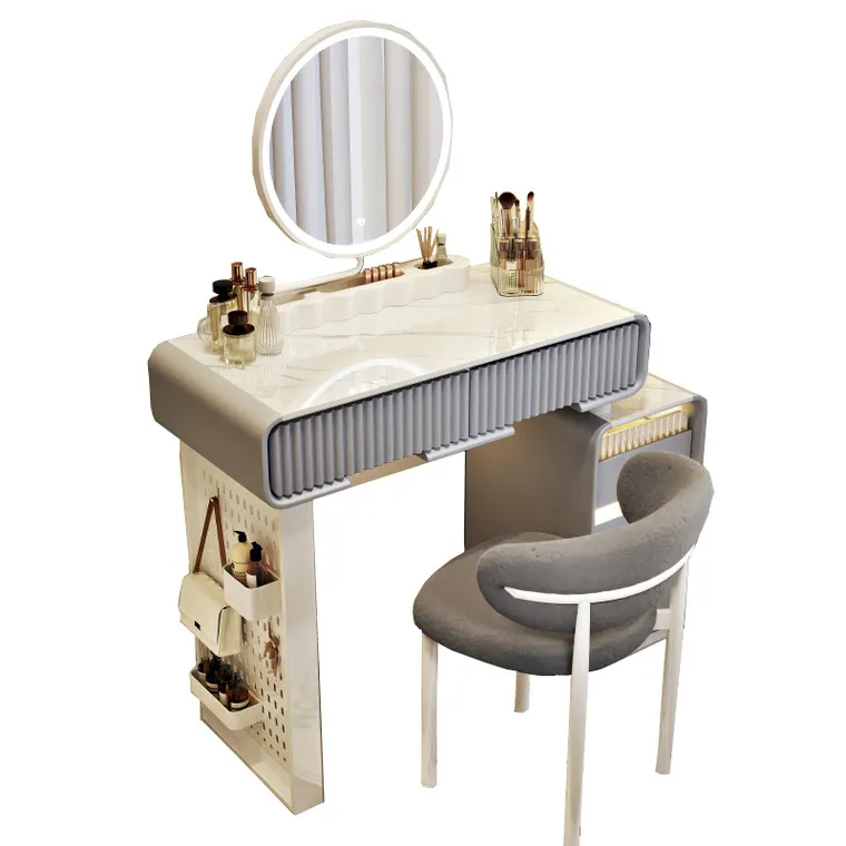 HaloFuture, toaletka kosmetyczna, szara