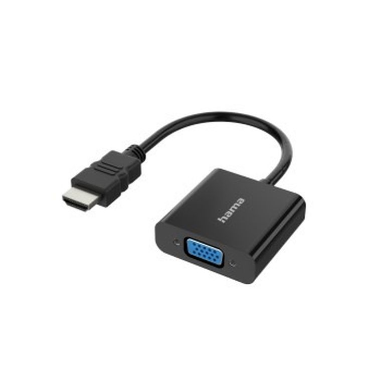 Hama, adapter HDMI wt, vga gn + gniazdo jack 3.5mm