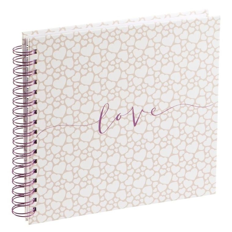 Hama, album spiral romance 28-24/40 biały