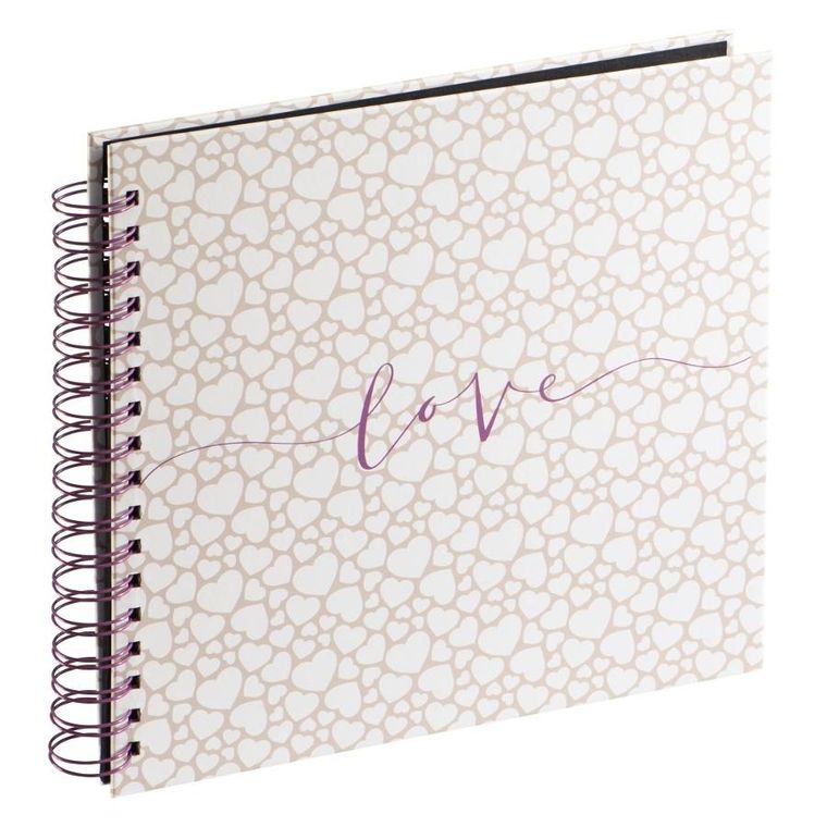 Hama, album spiral romance 28-24/40 czarny