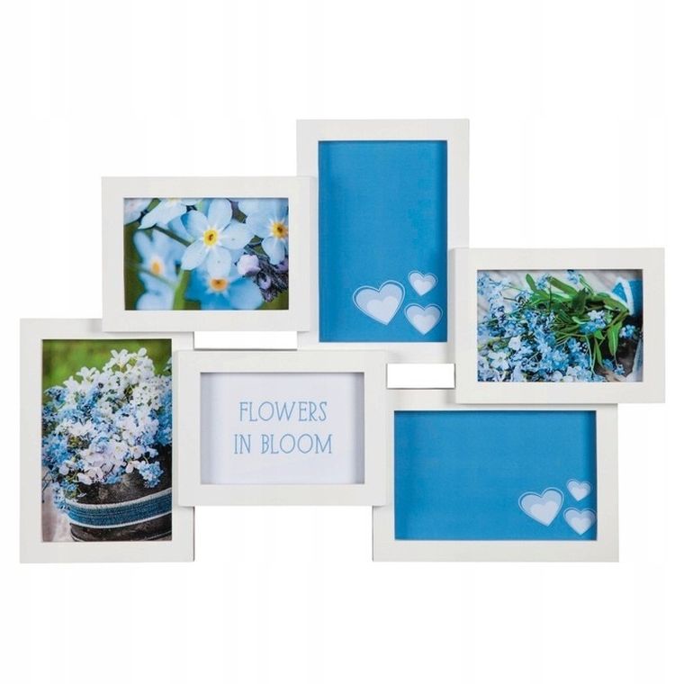 Hama, Clermont, ramka na zdjecia, biała