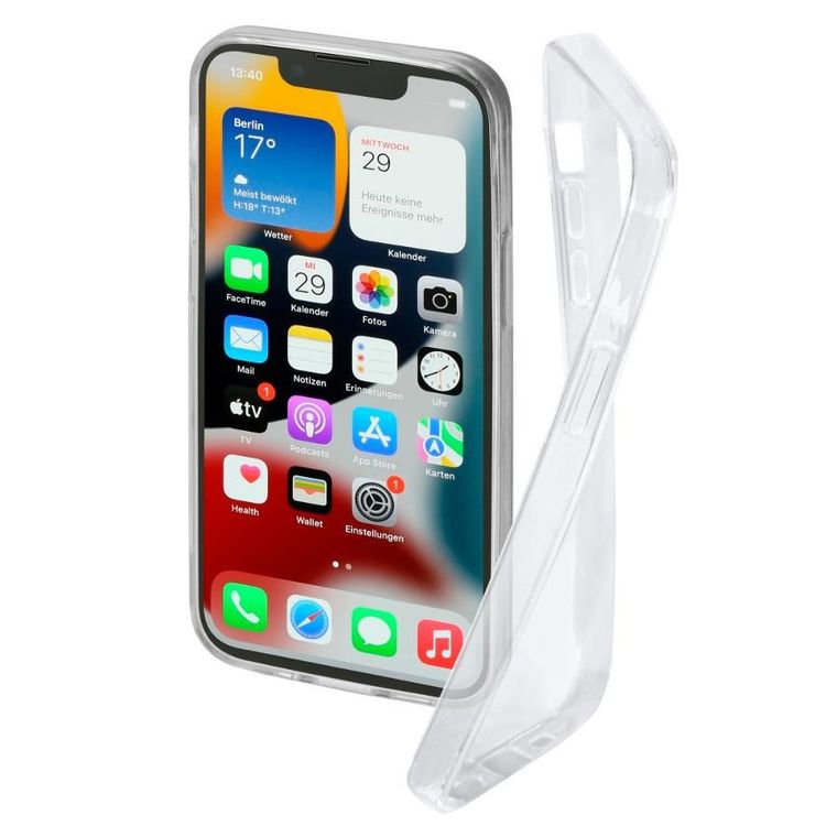 Hama, etui Crystal clear, Apple iPhone 13 mini, przezroczyste