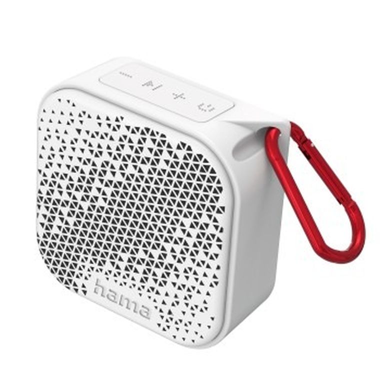 Hama, głośnik mobilny bluetooth, pocket 30, biały