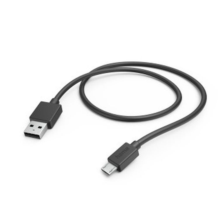 Hama, kabel ładujący/data micro USB 1,0m czarny
